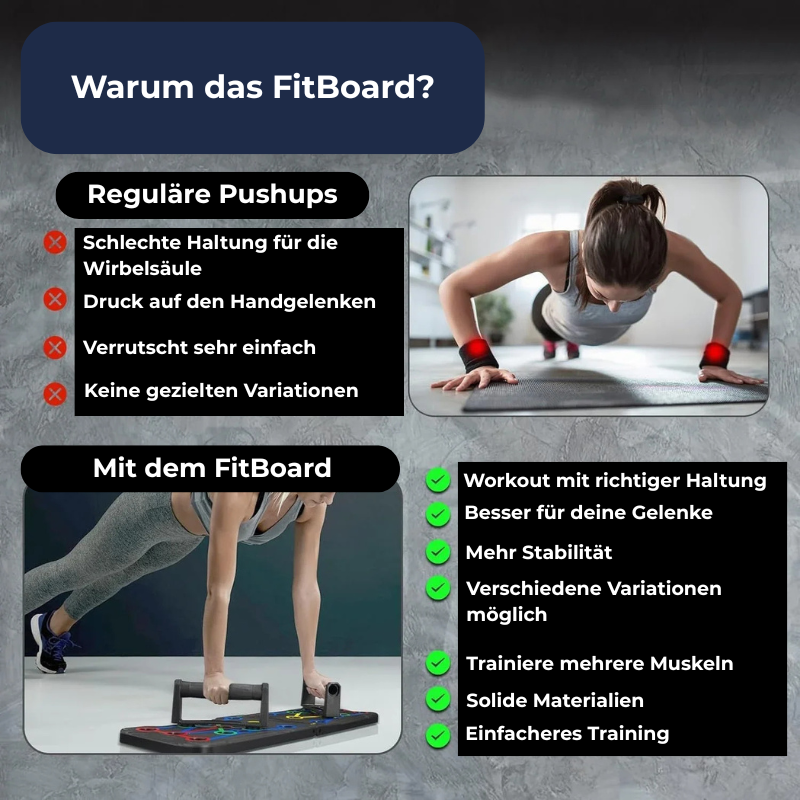 Power Liegestütz Trainingsboard Zuhause